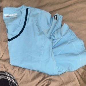 Grey's Anatomy Sky Blue Scrub Top